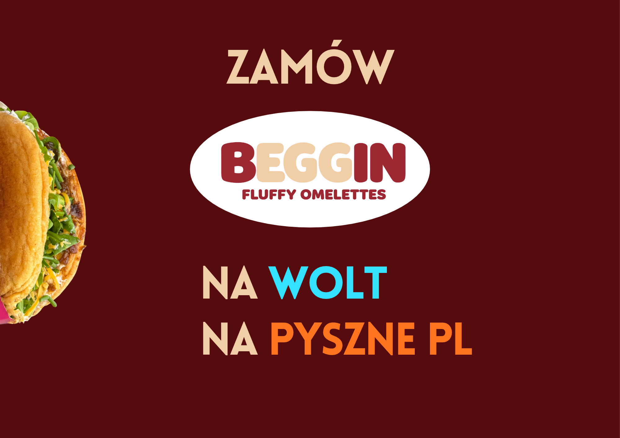 Zamów Beggin Fluffy Omelettes na Wolt lub Pyszne.pl